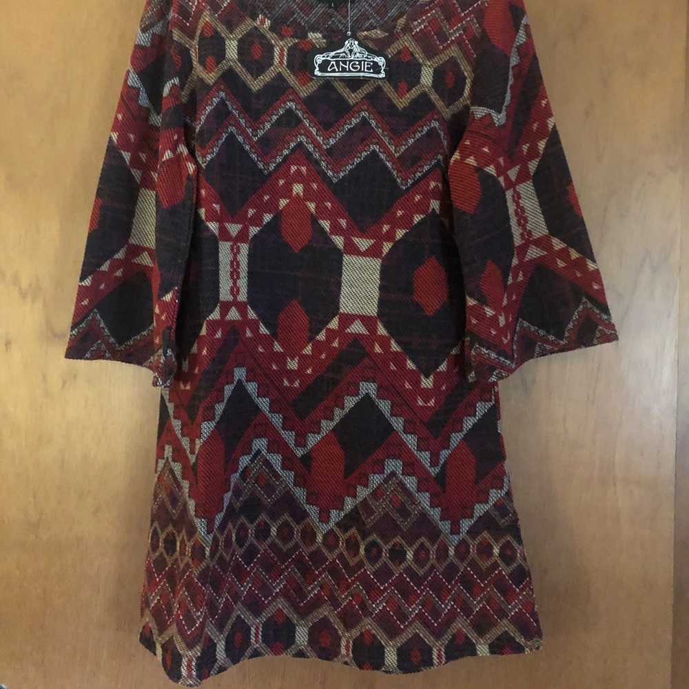 Womens large geometric dress by Angie